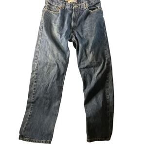 Levi’s 550 Relaxed Fit 36x32 no back patch